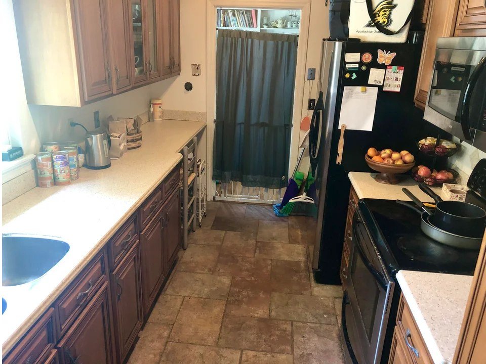 Kitchen after cleaning