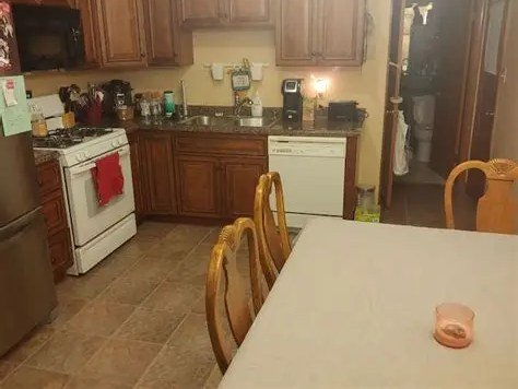 Kitchen after decluttering and organizing